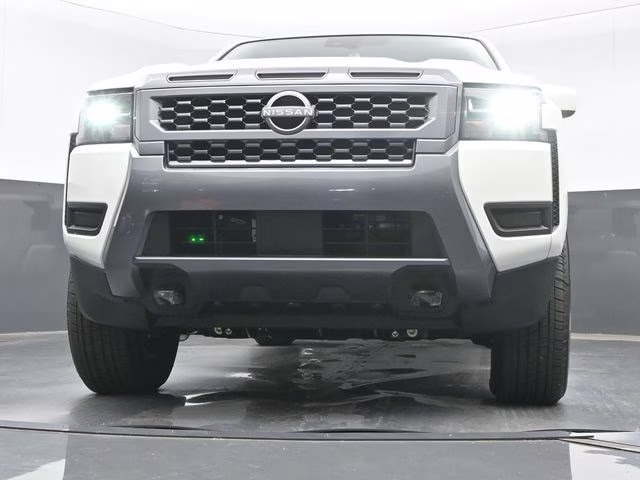 2026 Glacier White Nissan Frontier SV 4X4 Truck