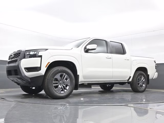 2026 Glacier White Nissan Frontier SV 4X4 Truck