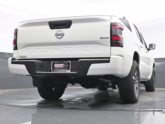 2026 Glacier White Nissan Frontier SV 4X4 Truck