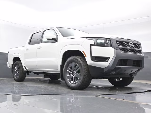 2026 Glacier White Nissan Frontier SV 4X4 Truck