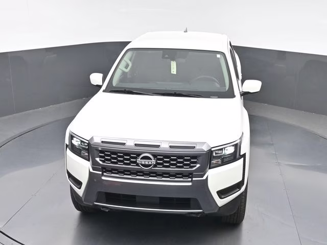 2026 Glacier White Nissan Frontier SV 4X4 Truck
