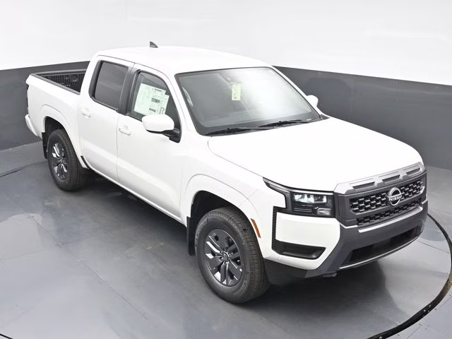 2026 Glacier White Nissan Frontier SV 4X4 Truck