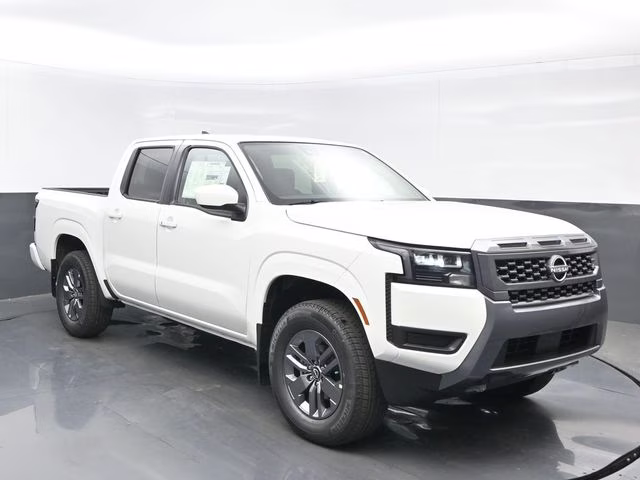 2026 Glacier White Nissan Frontier SV 4X4 Truck