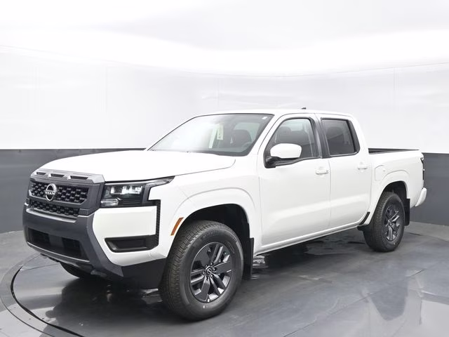 2026 Glacier White Nissan Frontier SV 4X4 Truck