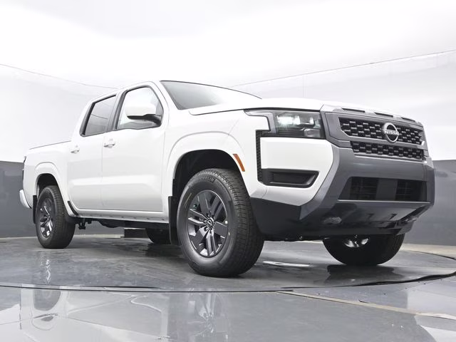 2026 Glacier White Nissan Frontier SV 4X4 Truck