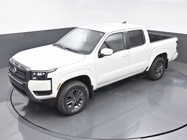 2026 Glacier White Nissan Frontier SV 4X4 Truck