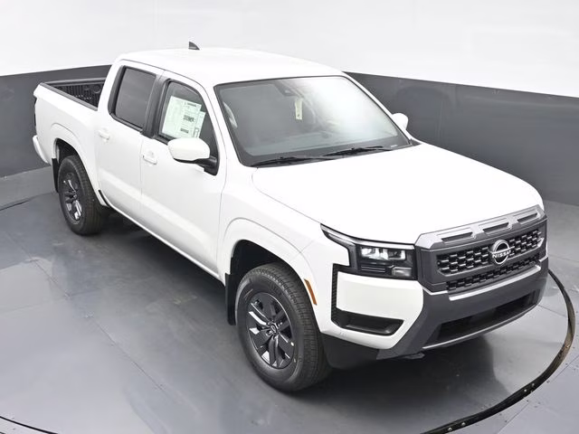 2026 Glacier White Nissan Frontier SV 4X4 Truck
