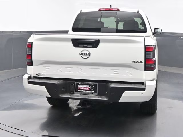 2026 Glacier White Nissan Frontier SV 4X4 Truck