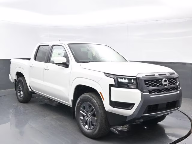 2026 Glacier White Nissan Frontier SV 4X4 Truck