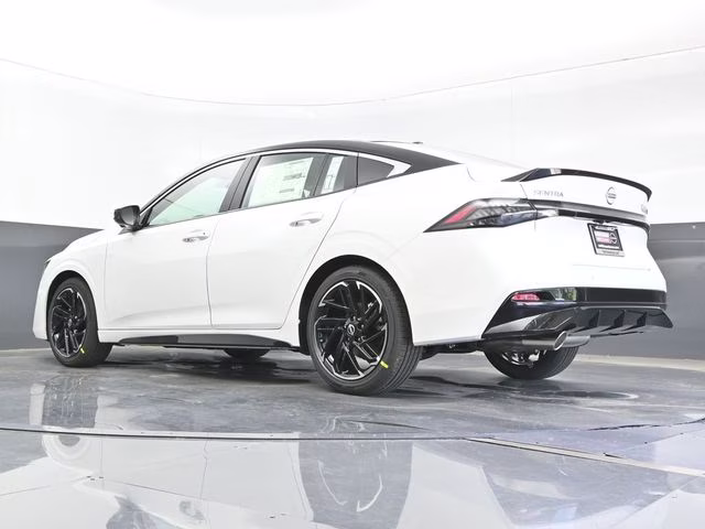 2026 Aspen White/Super Black Nissan Sentra SR FWD Sedan