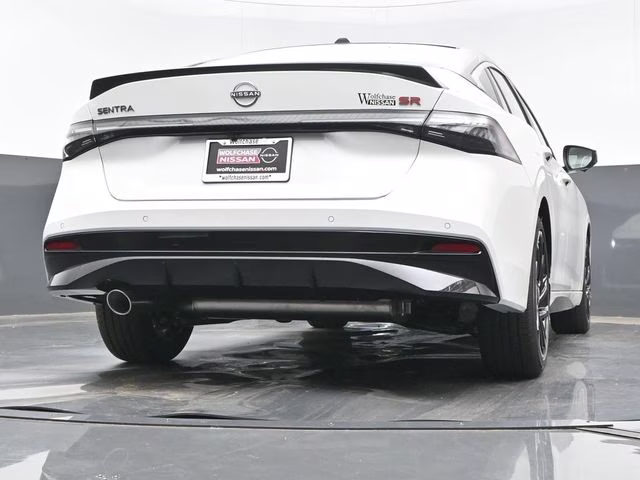 2026 Aspen White/Super Black Nissan Sentra SR FWD Sedan