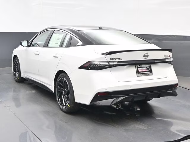 2026 Aspen White/Super Black Nissan Sentra SR FWD Sedan
