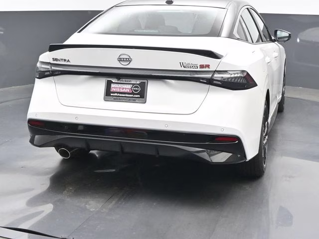 2026 Aspen White/Super Black Nissan Sentra SR FWD Sedan
