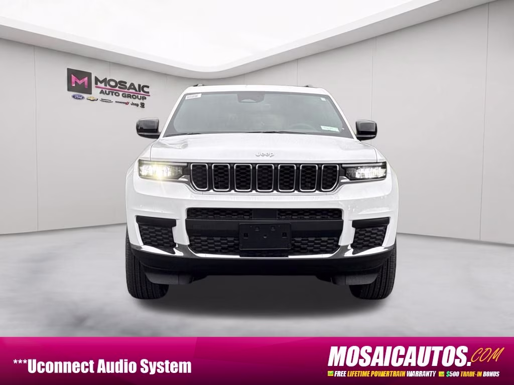 2026 Bright White Clearcoat Jeep Grand Cherokee L Laredo 4X4 SUV