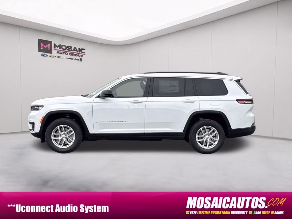 2026 Bright White Clearcoat Jeep Grand Cherokee L Laredo 4X4 SUV
