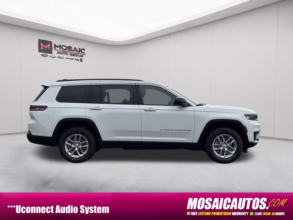 2026 Bright White Clearcoat Jeep Grand Cherokee L Laredo 4X4 SUV