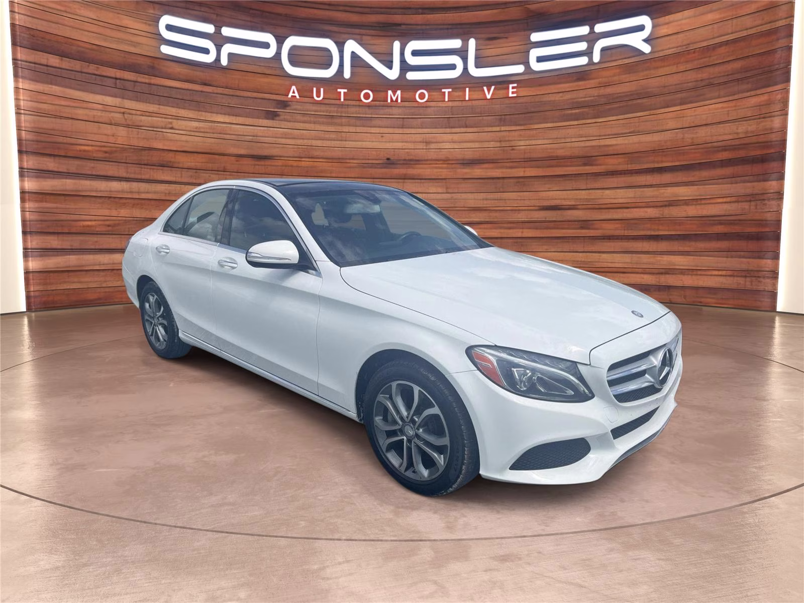 2015 Polar White Mercedes-Benz C-Class C 300 AWD Sedan