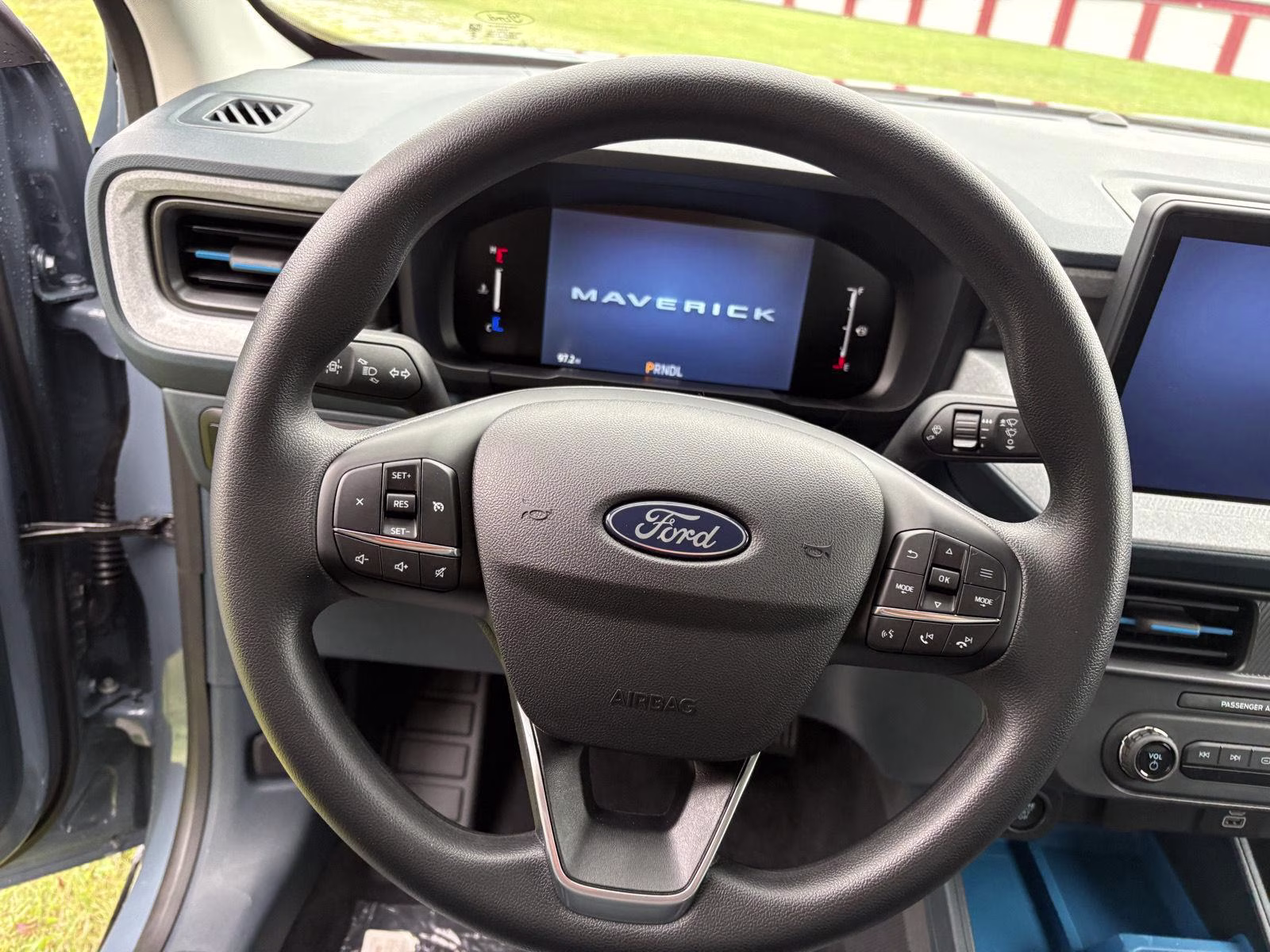 2026 Azure Gray Metallic Tri-Coat Ford Maverick XLT AWD Truck