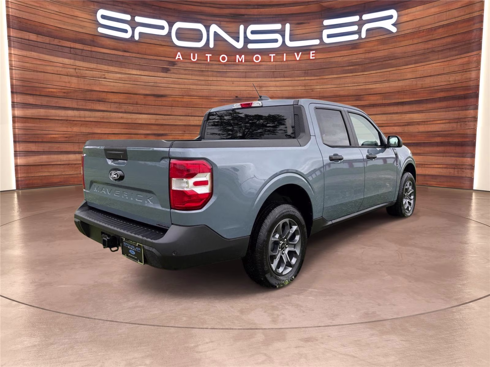 2026 Azure Gray Metallic Tri-Coat Ford Maverick XLT AWD Truck