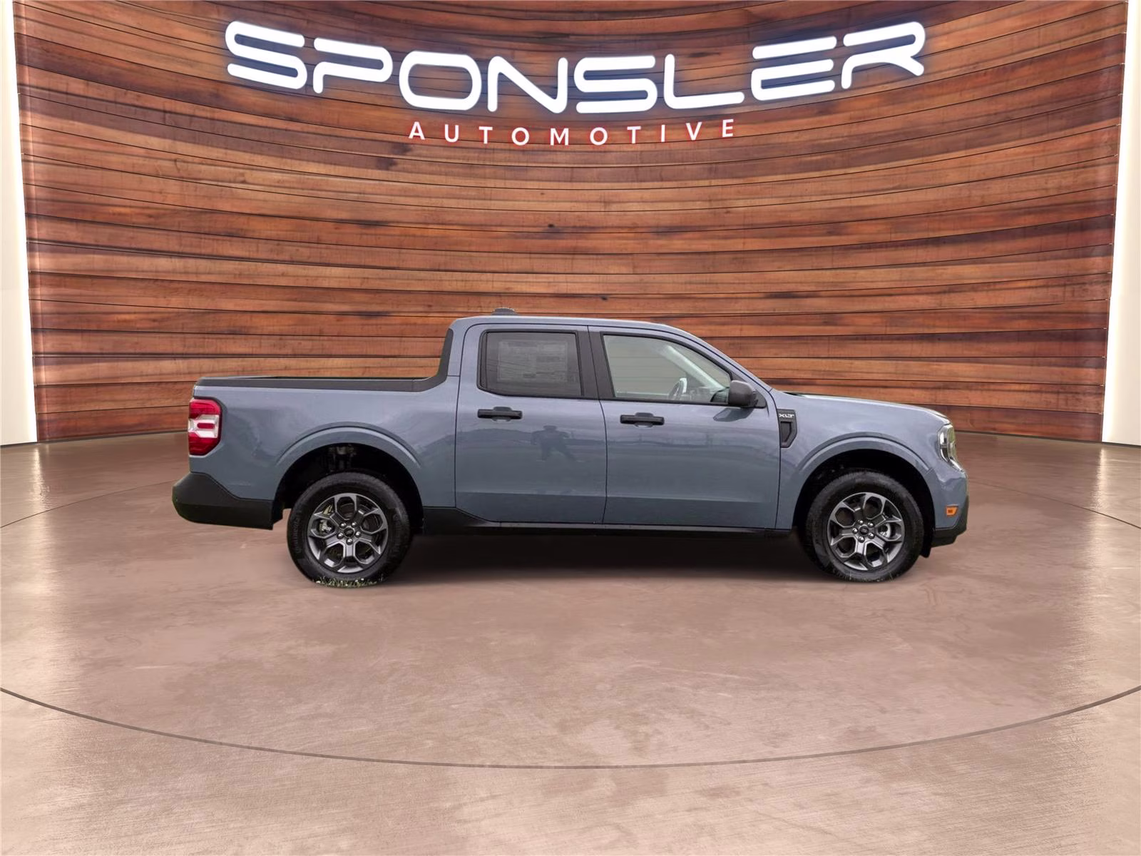 2026 Azure Gray Metallic Tri-Coat Ford Maverick XLT AWD Truck