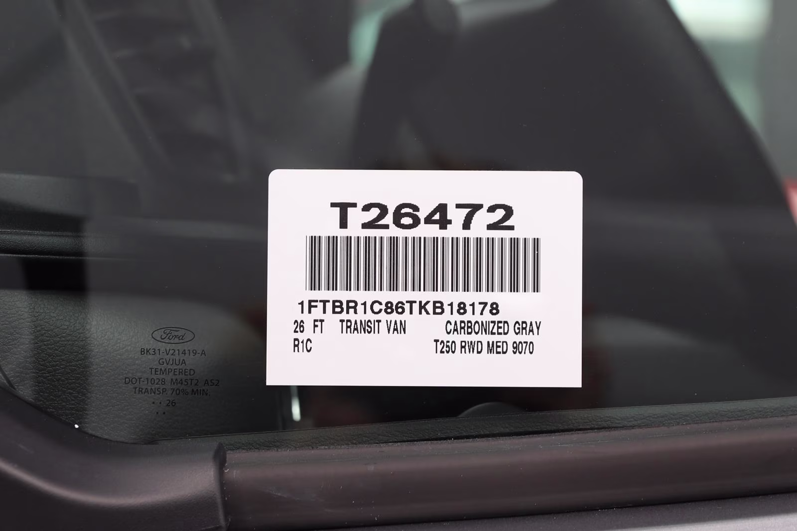 2026 Carbonized Gray Metallic Ford Transit Cargo Van RWD Van