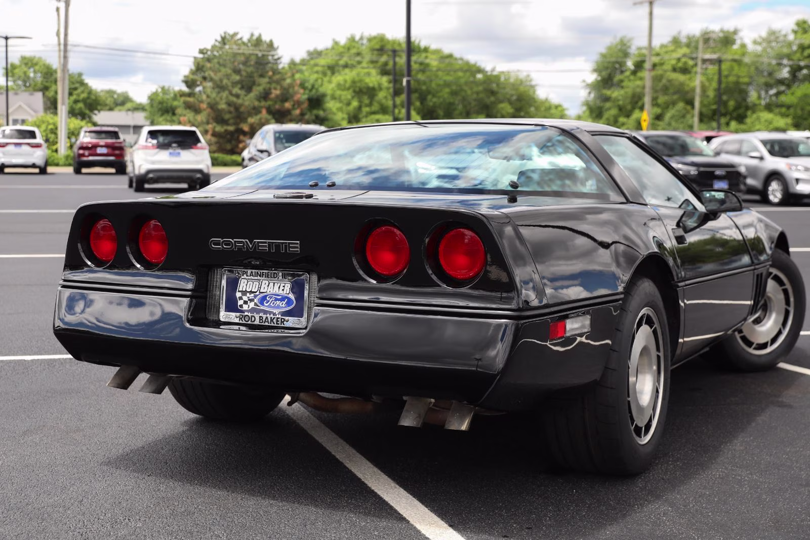1984 BLACK Chevrolet Corvette FWD