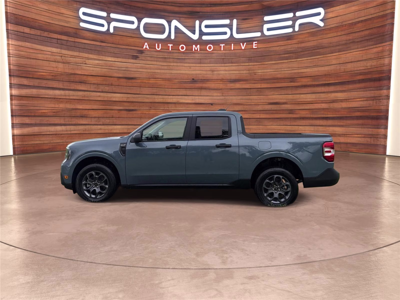 2026 Azure Gray Metallic Tri-Coat Ford Maverick XLT AWD Truck