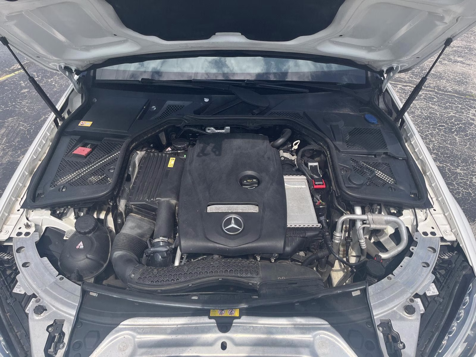 2015 Polar White Mercedes-Benz C-Class C 300 AWD Sedan