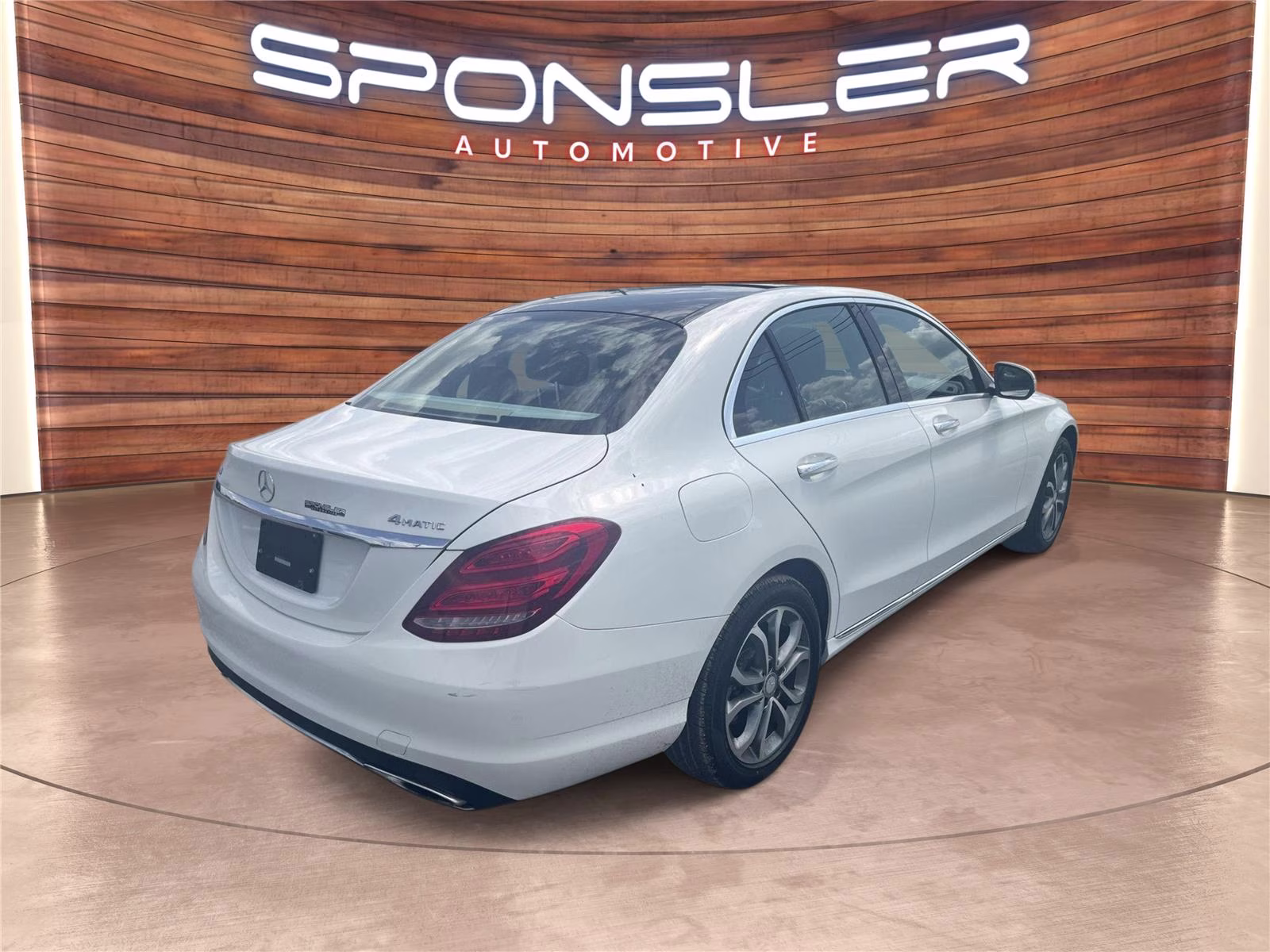 2015 Polar White Mercedes-Benz C-Class C 300 AWD Sedan
