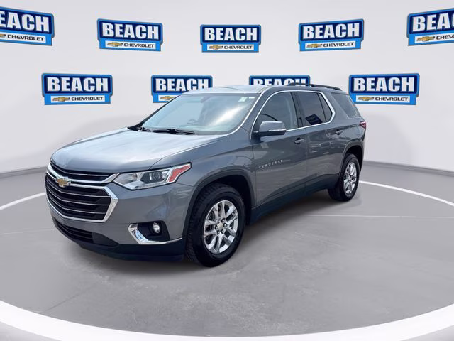2021 Steel Metallic Chevrolet Traverse LT AWD SUV