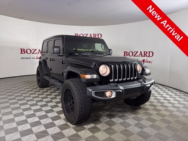 2020 Black Clearcoat Jeep Wrangler Unlimited Sahara 4X4 SUV