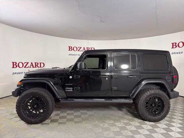 2020 Black Clearcoat Jeep Wrangler Unlimited Sahara 4X4 SUV