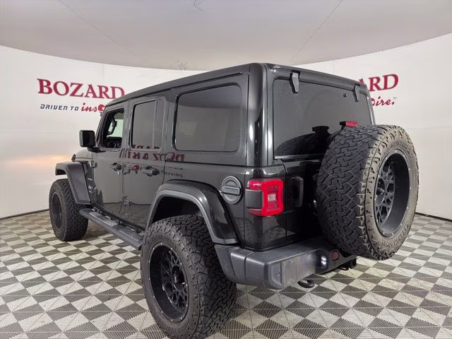 2020 Black Clearcoat Jeep Wrangler Unlimited Sahara 4X4 SUV