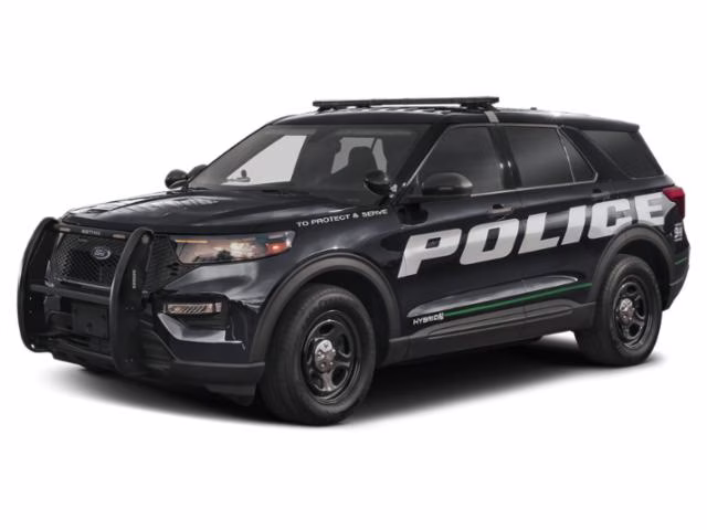 2025 Agate Black Ford Utility Police Interceptor Base AWD SUV