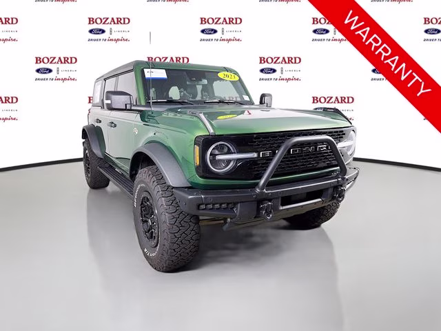2022 Green Metallic Ford Bronco Wildtrak 4X4 SUV