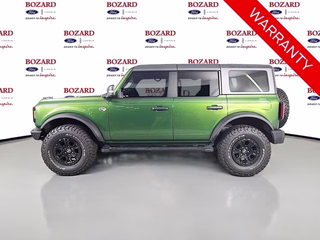 2022 Green Metallic Ford Bronco Wildtrak 4X4 SUV
