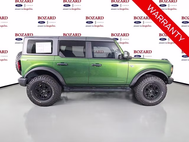2022 Green Metallic Ford Bronco Wildtrak 4X4 SUV