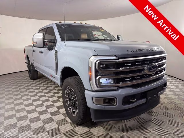 2024 Gray Ford Super Duty F-350 SRW Platinum 4X4 Truck