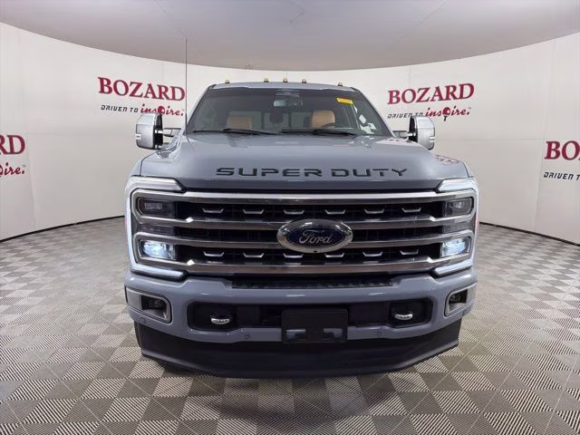 2024 Gray Ford Super Duty F-350 SRW Platinum 4X4 Truck