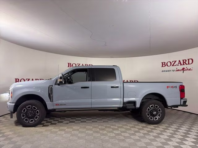 2024 Gray Ford Super Duty F-350 SRW Platinum 4X4 Truck