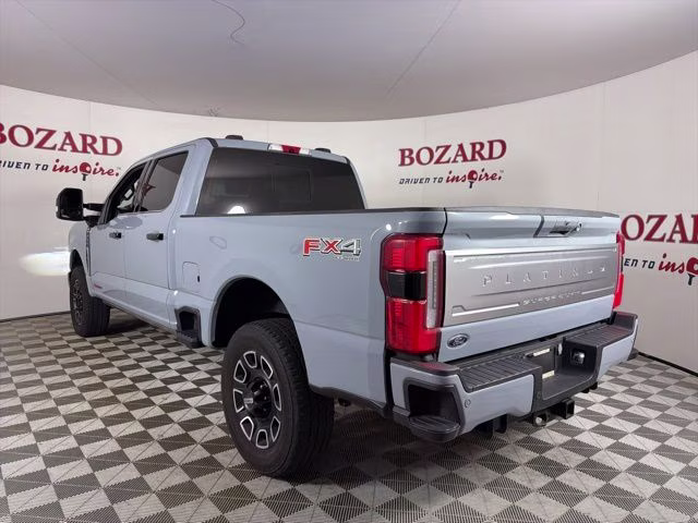 2024 Gray Ford Super Duty F-350 SRW Platinum 4X4 Truck