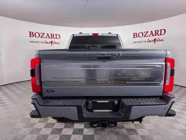2024 Gray Ford Super Duty F-350 SRW Platinum 4X4 Truck