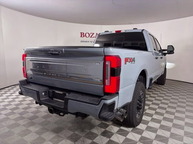 2024 Gray Ford Super Duty F-350 SRW Platinum 4X4 Truck