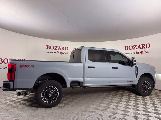 2024 Gray Ford Super Duty F-350 SRW Platinum 4X4 Truck