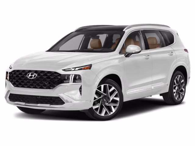 2023 White Pearl Hyundai Santa Fe Calligraphy AWD SUV