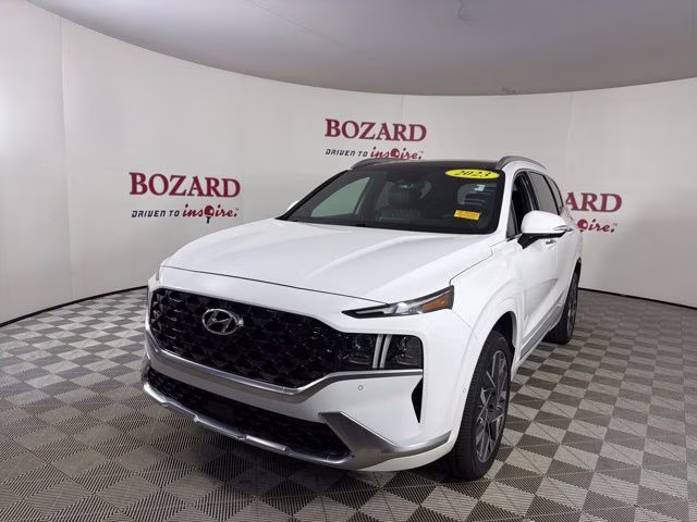 2023 Serenity White Pearl Hyundai Santa Fe Calligraphy AWD SUV