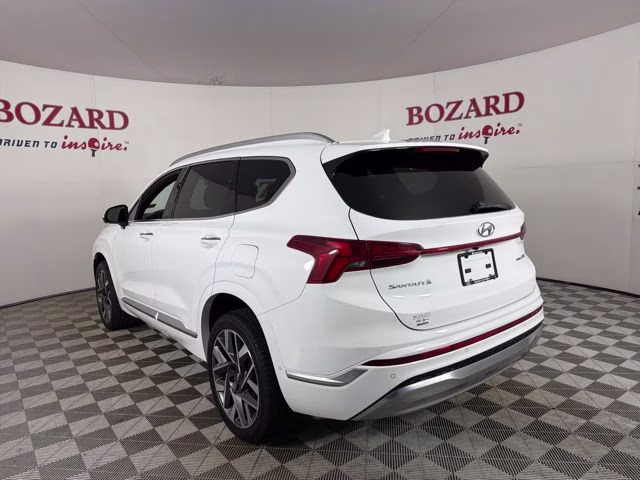 2023 Serenity White Pearl Hyundai Santa Fe Calligraphy AWD SUV