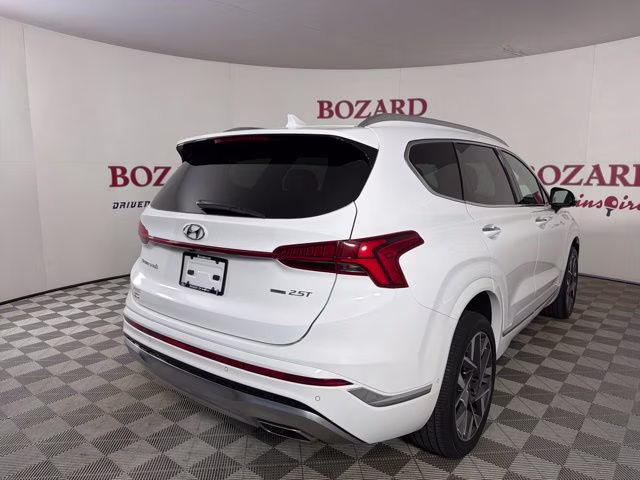 2023 Serenity White Pearl Hyundai Santa Fe Calligraphy AWD SUV