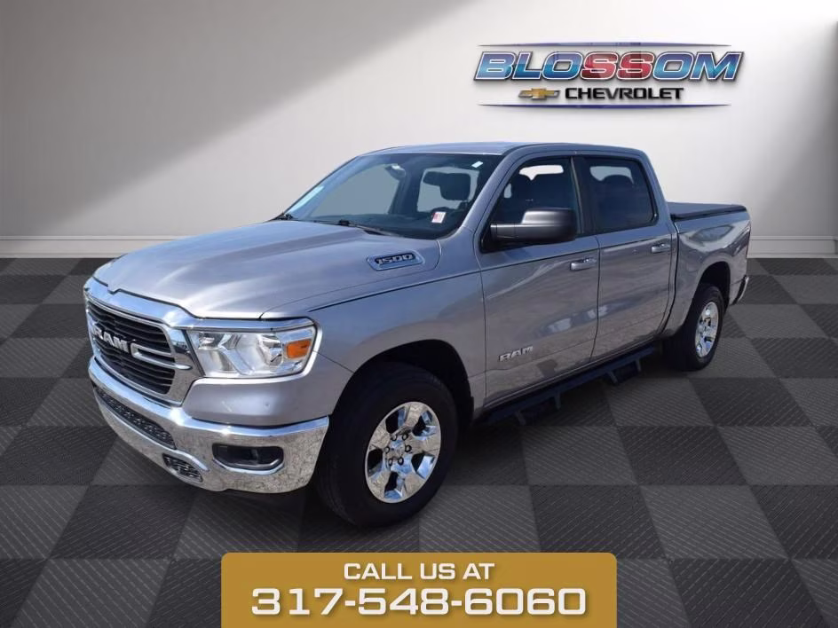 2021 Billet Silver Metallic Ram 1500 Big Horn/Lone Star 4X4 Truck