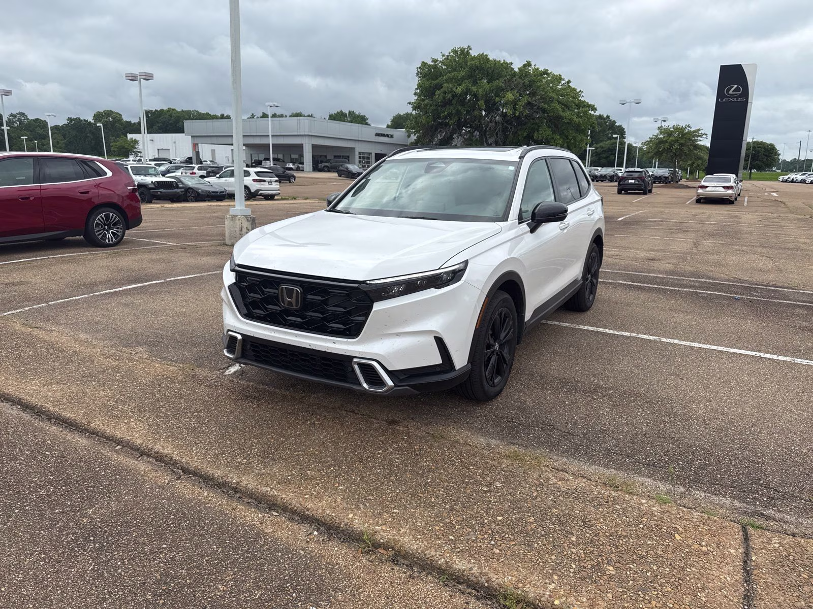 2026 Platinum White Pearl Honda CR-V Hybrid Sport Touring AWD SUV